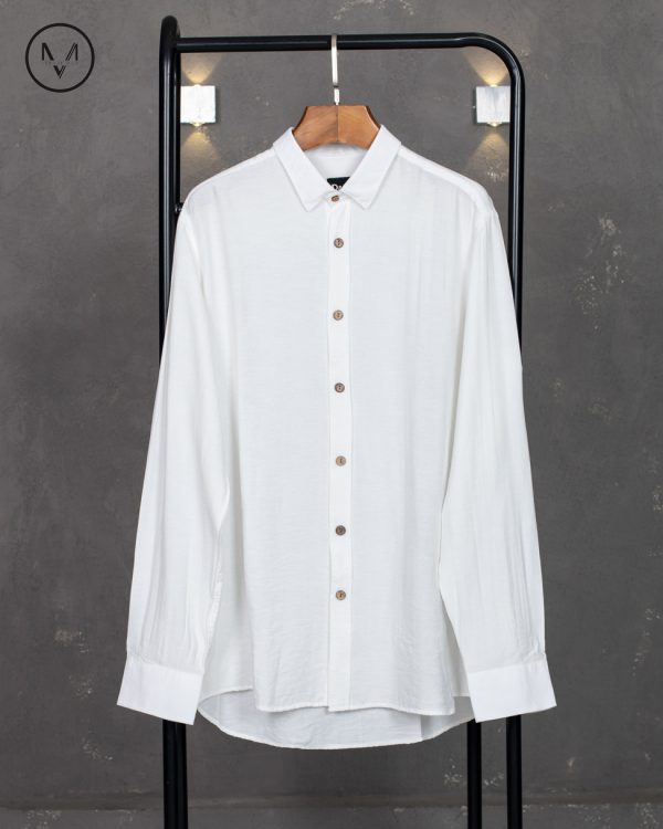 پیراهن بلند سفید 33102 ورسای مد