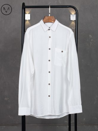 پیراهن بلند سفید 3101